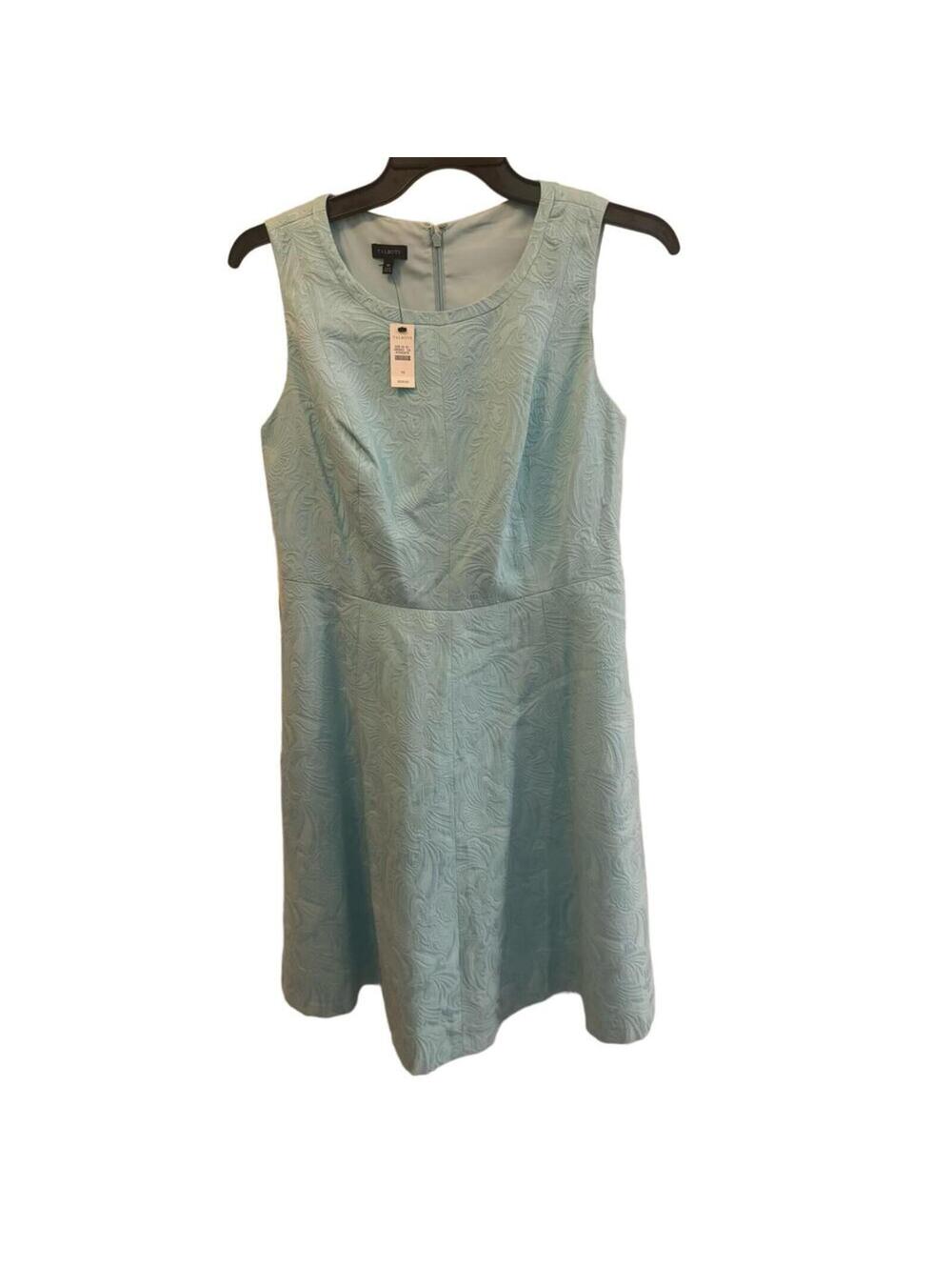 NWT Talbots Embroidered Sleeveless Dress Knee length 10 brocade wedding party
